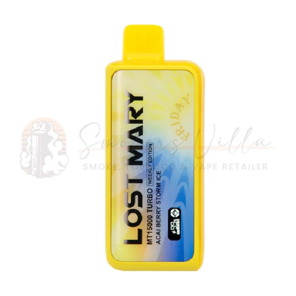 Acai Berry Storm Ice – Lost Mary Turbo MT15K Puffs – 5% NIC – Disposable Vape