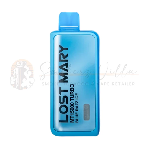Blue Razz Ice – Lost Mary Turbo MT15K Puffs – 5% NIC – Disposable Vape
