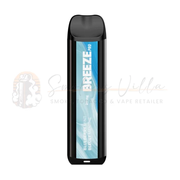 Blueberry Mint – Breeze Pro 2K Puffs – 5% NIC – Disposable Vape