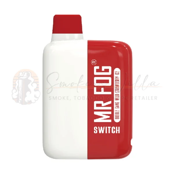 Bubble Gang Wild Strawberry Ice - Mr Fog Swich 5500 Puffs - 5% NIC - Disposable Vape
