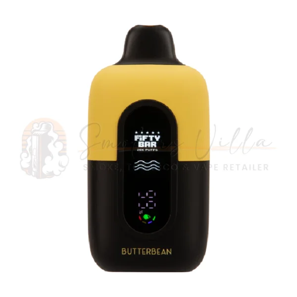 Butterbean (BLK Series) – Fifty Bar V2 20K Puffs – 5% NIC – Disposable Vape
