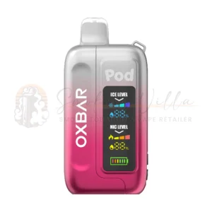 Clear Crimson – Oxbar 35K Puffs – Ice+NIC Control 5% – Disposable Vape