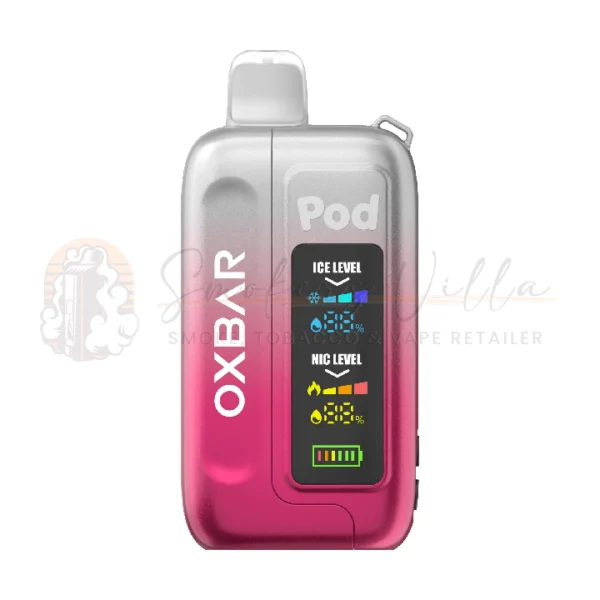 Clear Crimson – Oxbar 35K Puffs – Ice+NIC Control 5% – Disposable Vape