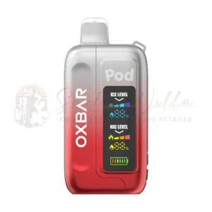 Clear Ruby Red – Oxbar 35K Puffs – Ice+NIC Control 5% – Disposable Vape