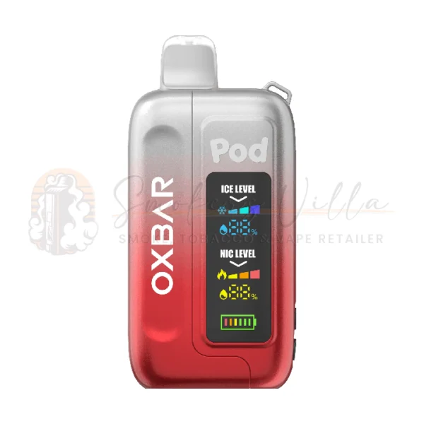 Clear Ruby Red – Oxbar 35K Puffs – Ice+NIC Control 5% – Disposable Vape