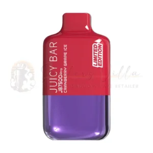 Cranberry Grape Ice – Juicy Bar Pro Edition JB 7500 Puffs – 5% NIC – Disposable Vape