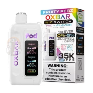 FRUITY PEBZ – Oxbar Nic Switch 35K Disposable Vape