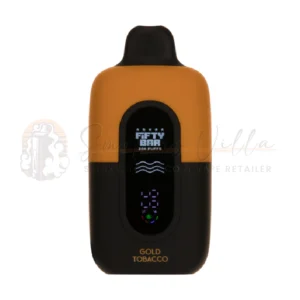 Gold Tobacco (BLK Series) – Fifty Bar V2 20K Puffs – 5% NIC – Disposable Vape