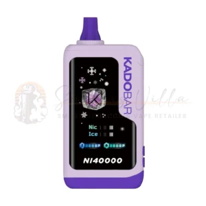 Grape Ice - Kado Bar NI40K Puffs - Ice+NIC 5% - Disposable Vape