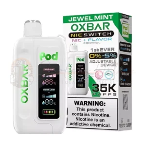 JEWEL MINT – Oxbar Nic Switch 35K Disposable Vape