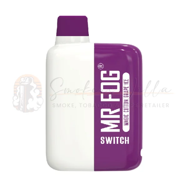 Magic Cotton Grape Ice - Mr Fog Swich 5500 Puffs - 5% NIC - Disposable Vape
