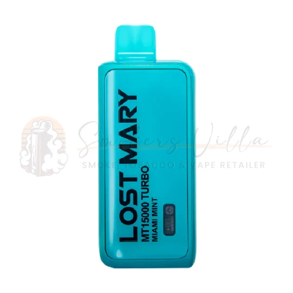 Miami Mint – Lost Mary Turbo MT15K Puffs – 5% NIC – Disposable Vape