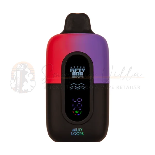 Milky Loops (BLK Series) – Fifty Bar V2 20K Puffs – 5% NIC – Disposable Vape
