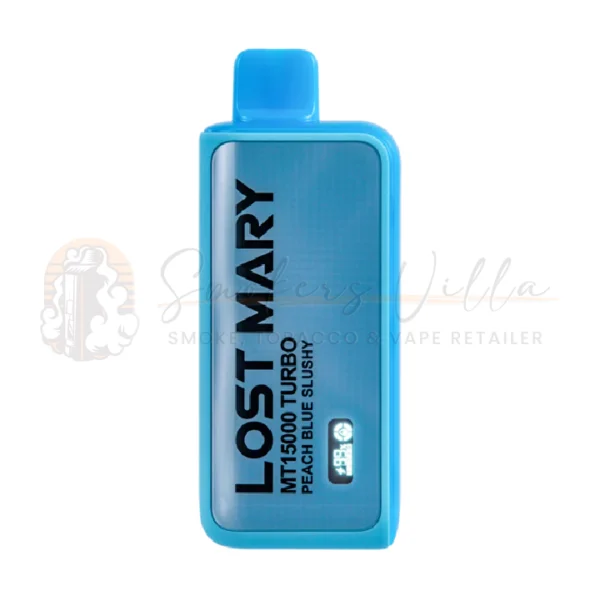 Peach Blue Slushy – Lost Mary Turbo MT15K Puffs – 5% NIC – Disposable Vape