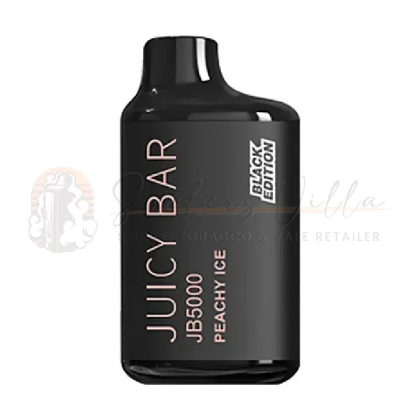 Peachy Ice – Juicy Bar Black Edition JB 5K Puffs – 5% NIC – Disposable Vape