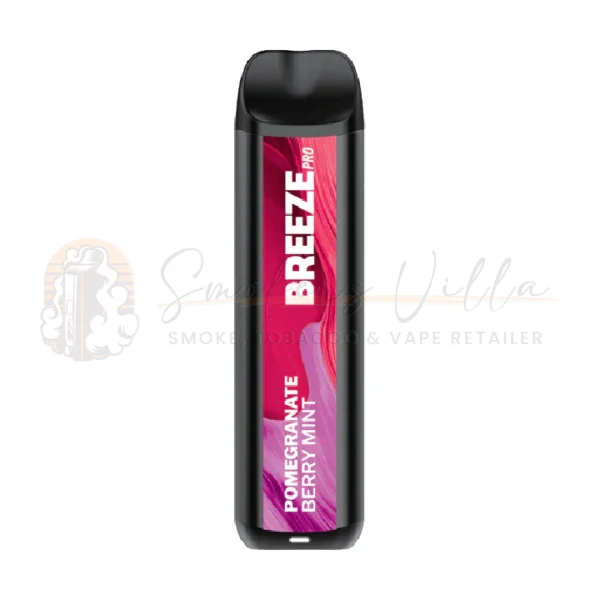 Pom Berry Mint – Breeze Pro 2K Puffs – 5% NIC – Disposable Vape