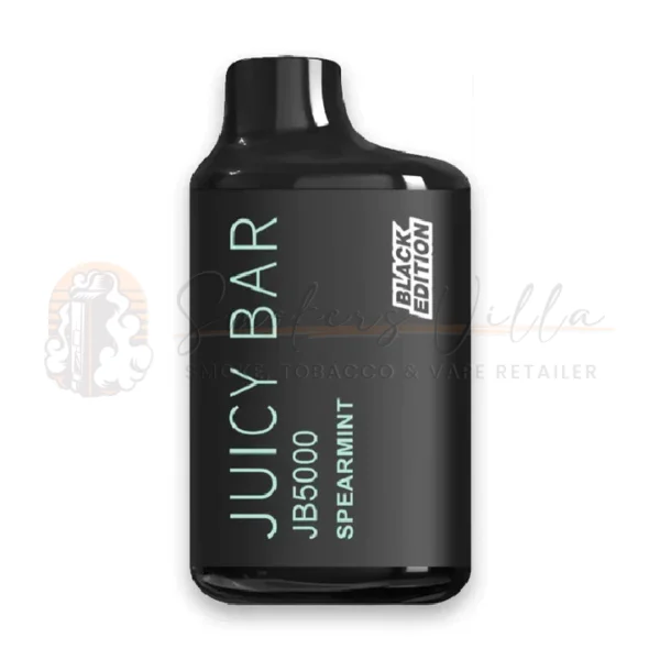 Spearmint – Juicy Bar Black Edition JB 5K Puffs – 5% NIC – Disposable Vape