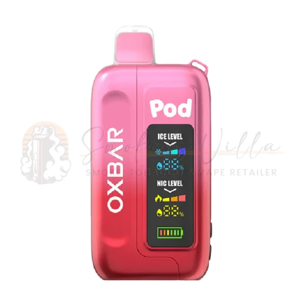 Strawberry Splash – Oxbar 35K Puffs – Ice+NIC Control 5% – Disposable Vape