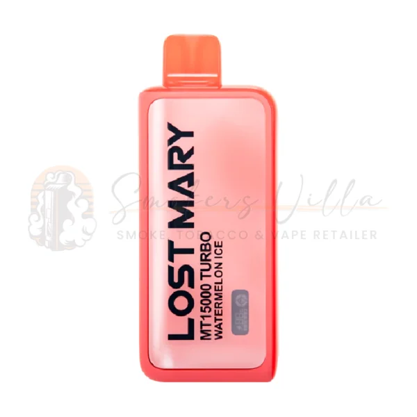 Turbo Watermelon Ice – Lost Mary Turbo MT15K Puffs – 5% NIC – Disposable Vape