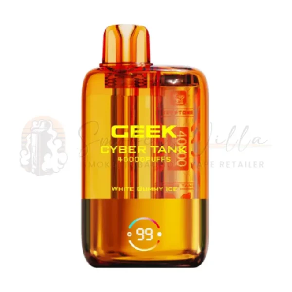 White Gummy Ice – Geek Cyber Tank 40K Puffs – 5% NIC – Disposable Vape