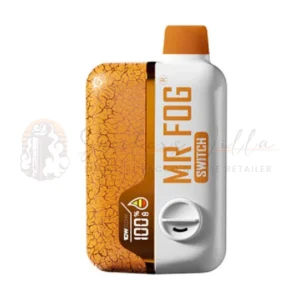 White Peach Slushy – Mr Fog Swich SW 15K Puffs – 0% NIC – Disposable Vape