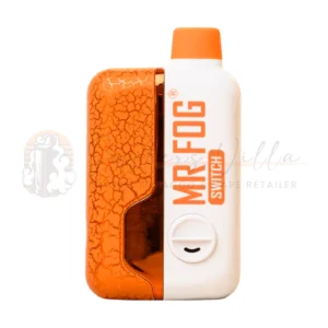 White Peach Slushy – Mr Fog Swich SW15K Puffs – 5% NIC – Disposable Vape