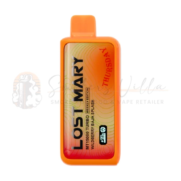 Wildberry Baja Splash – Lost Mary Turbo MT15K Puffs – 5% NIC – Disposable Vape