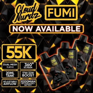 Cloud Nurdz Fumi 55,000 Puffs Disposable Vape
