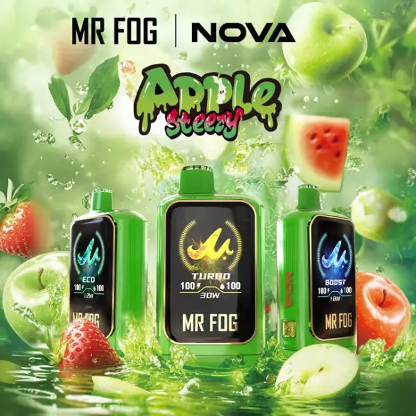 Mr Fog Nova Apple Steezy 36k Puffs - Disposable Vape